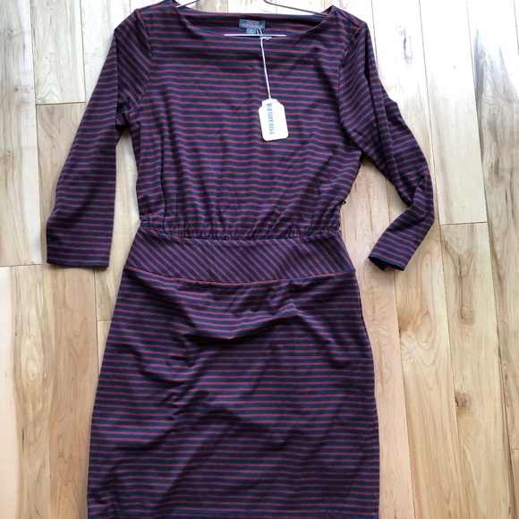 LL Bean stripe dress NWT - Picture 2 of 12